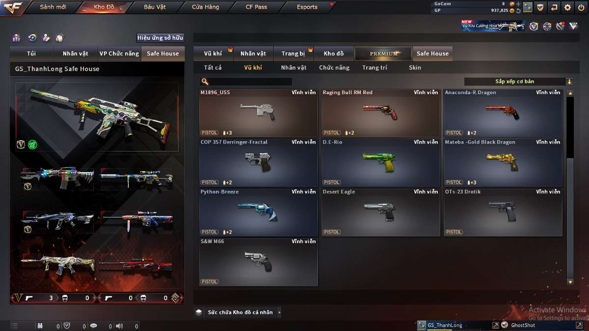 shop acc cf uy tin gia re